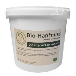 Bio Hanfnuss, die hochwertige Futterergänzung für Pferde